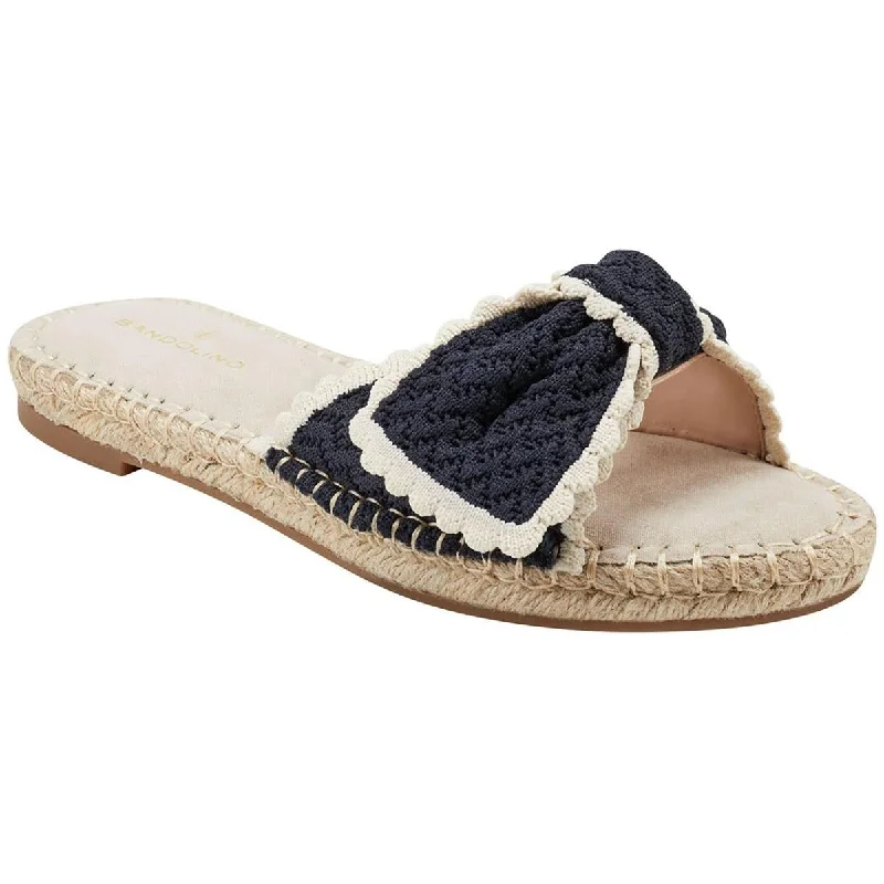 Flats in family-oriented area-Bandolino Womens Braylin Flats Slip On Espadrilles