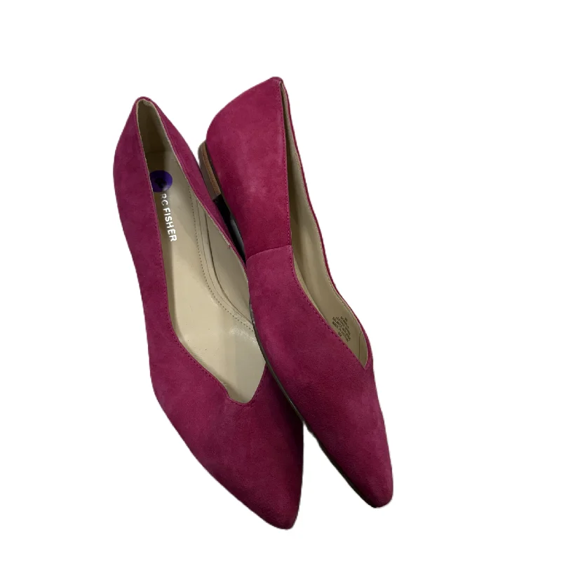 Flats with large charm-Shoes Flats By Marc Fisher In Pink, Size: 8