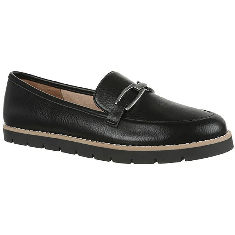 Loafers with eco style-LifeStride Womens UNITE Faux Leather Slip On Loafers