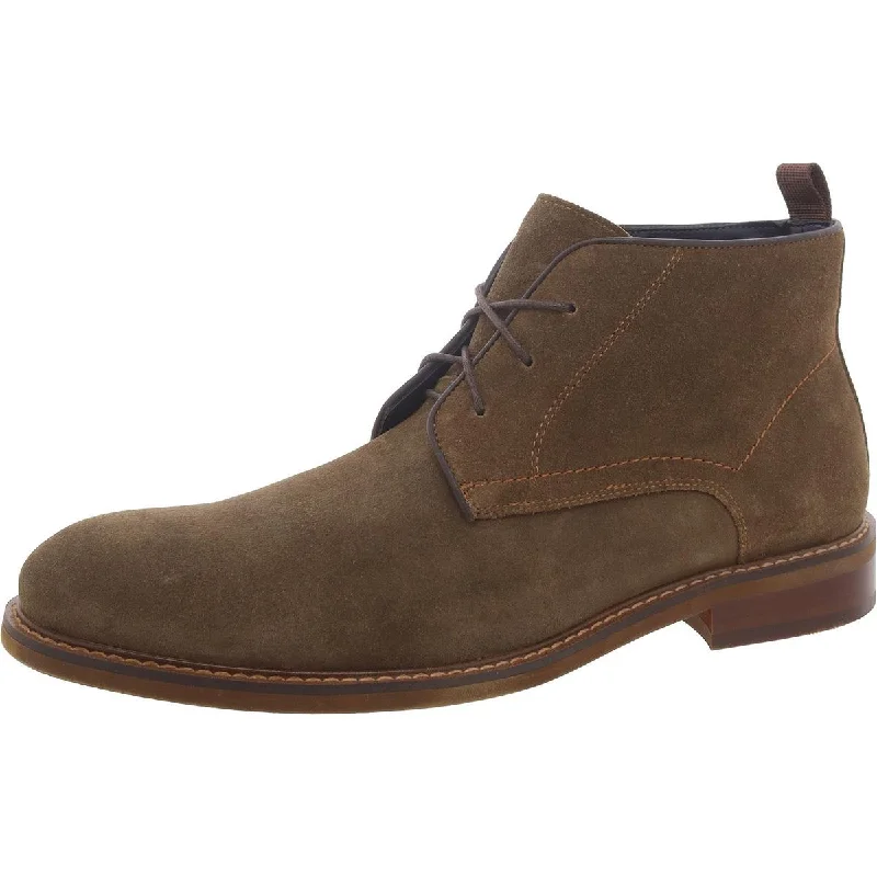 sandals with low impact-Are boots good for outings-Steve Madden Mens Yvor Suede Ankle Chukka Boots