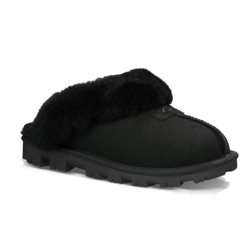 running shoes for hill running-UGG® Women's Coquette Slipper - Black