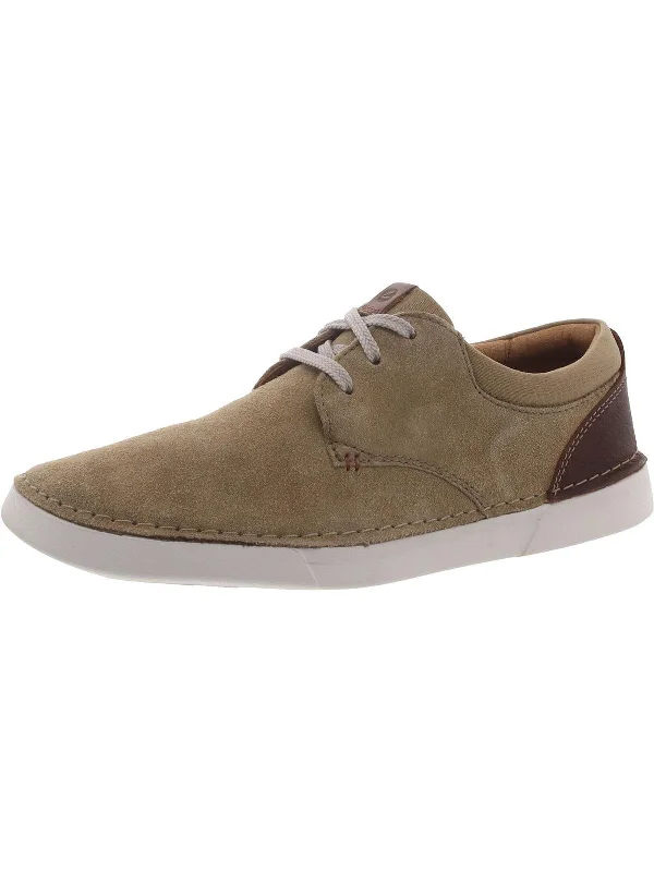 Gereld Lace Mens Suede Slip On Casual And Fashion Sneakers