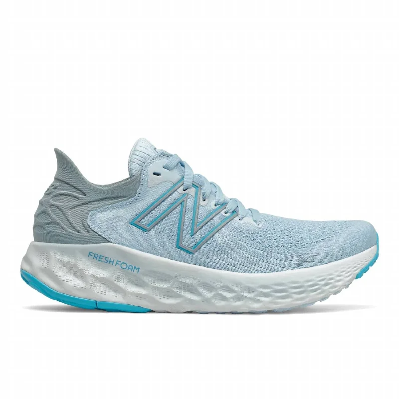 running shoes with luxury design-Women's Fresh Foam 1080V11 Running Shoes In Light Blue/stardust