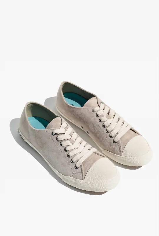 Men's Army Issue Low Sneakers In Gravel Suede