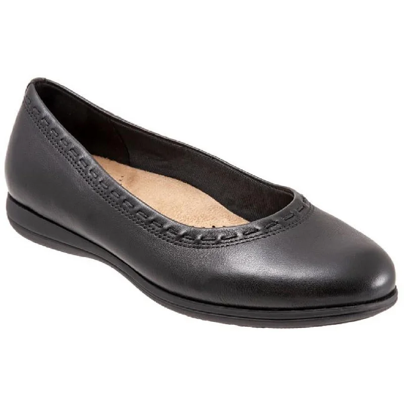 Flats near local cafes-Trotters Womens DIXIE Slip On Padded Insle Ballet Flats