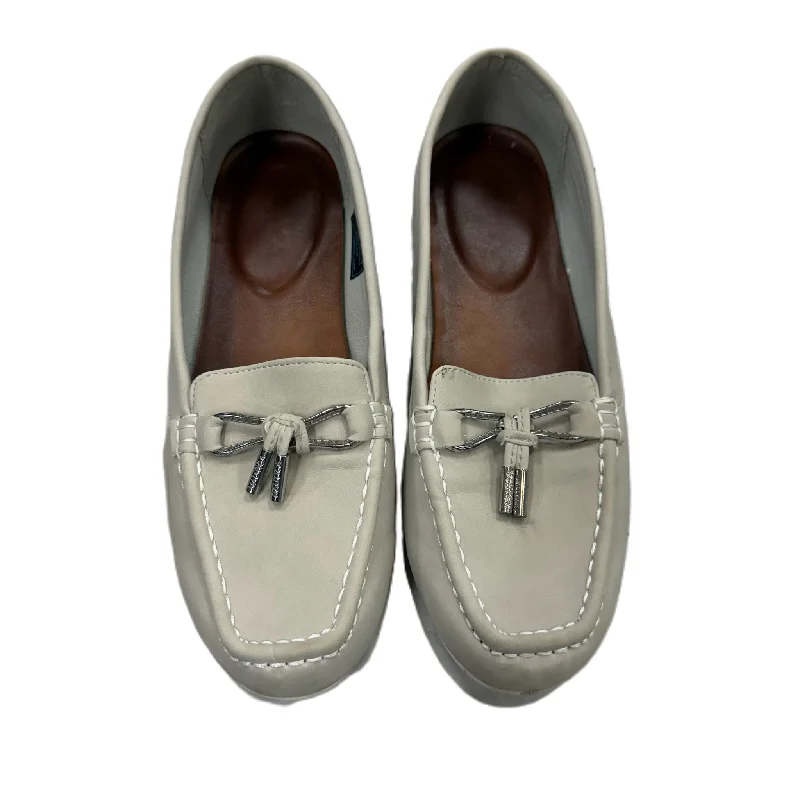 Flats near parks-Shoes Flats By Nautica In Cream, Size: 7.5