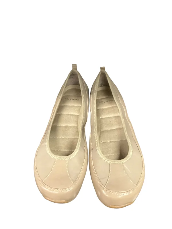 Flats with onsite laundry-Shoes Flats By Easy Spirit In Tan, Size: 8.5