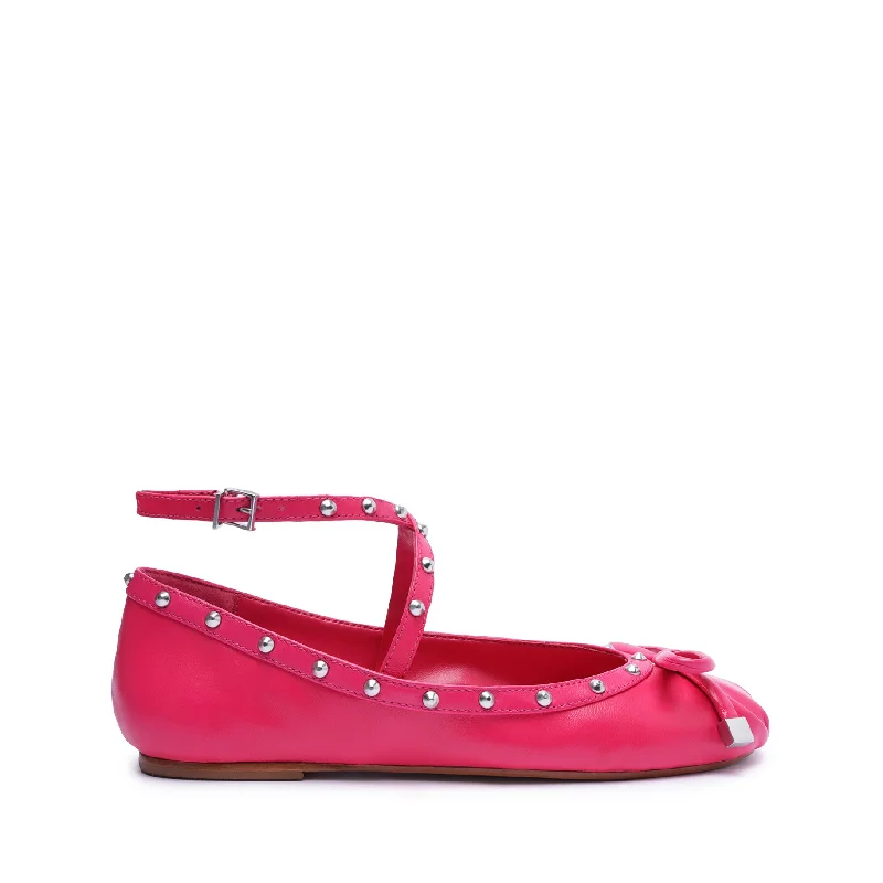 Flats near waterfront space-Larissa Nappa Leather Flat