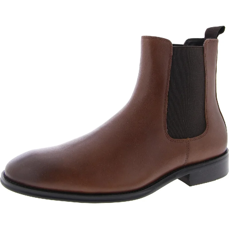 sandals with high comfort-How to style boots with necklaces-Steve Madden Mens Adamo Pull On Round Toe Chelsea Boots