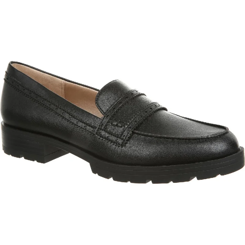 Loafers for urban trips-LifeStride Womens London Faux Leather Slip On Loafers