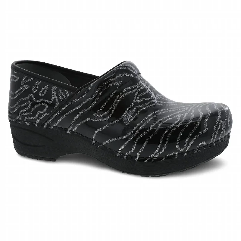 running shoes with firm return-Xp 2.0 Patent Glitter Waves Clog