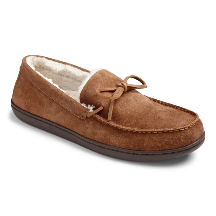 running shoes for joint support-Mens Vionic Adler Slipper Chestnut