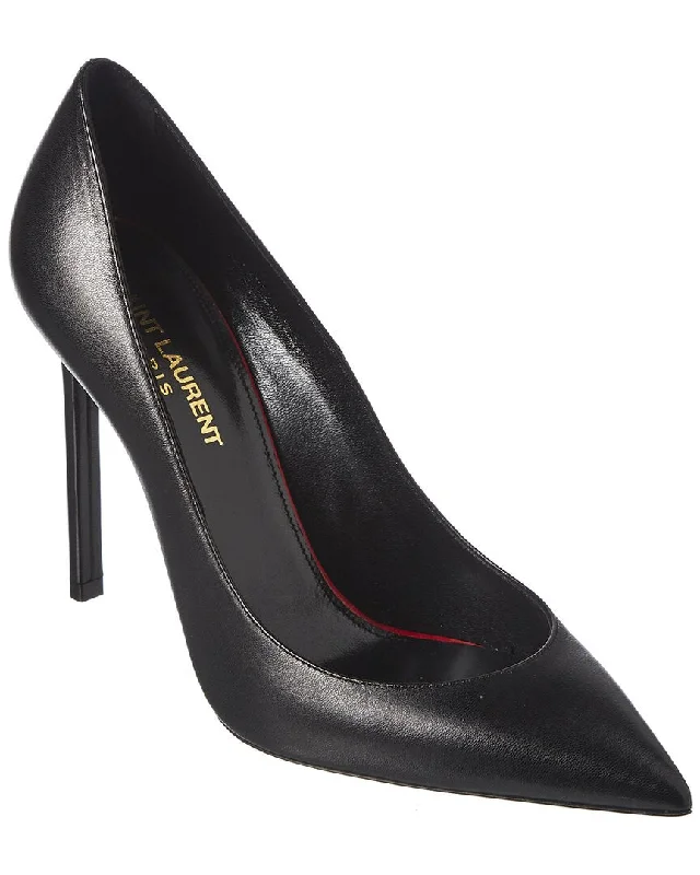 Saint Laurent Anja 105 Escarpin Leather Pump