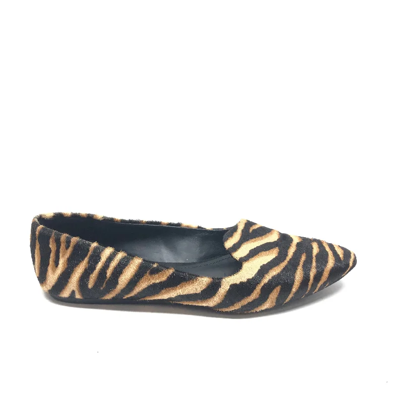 Flats in New York-Shoes Flats By Gibson And Latimer In Animal Print, Size: 7