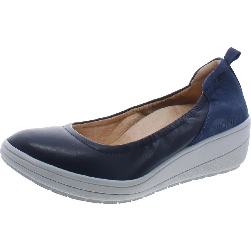 Flats in family spaces-Vionic Womens Jacey Padded Insole Round Toe Ballet Flats