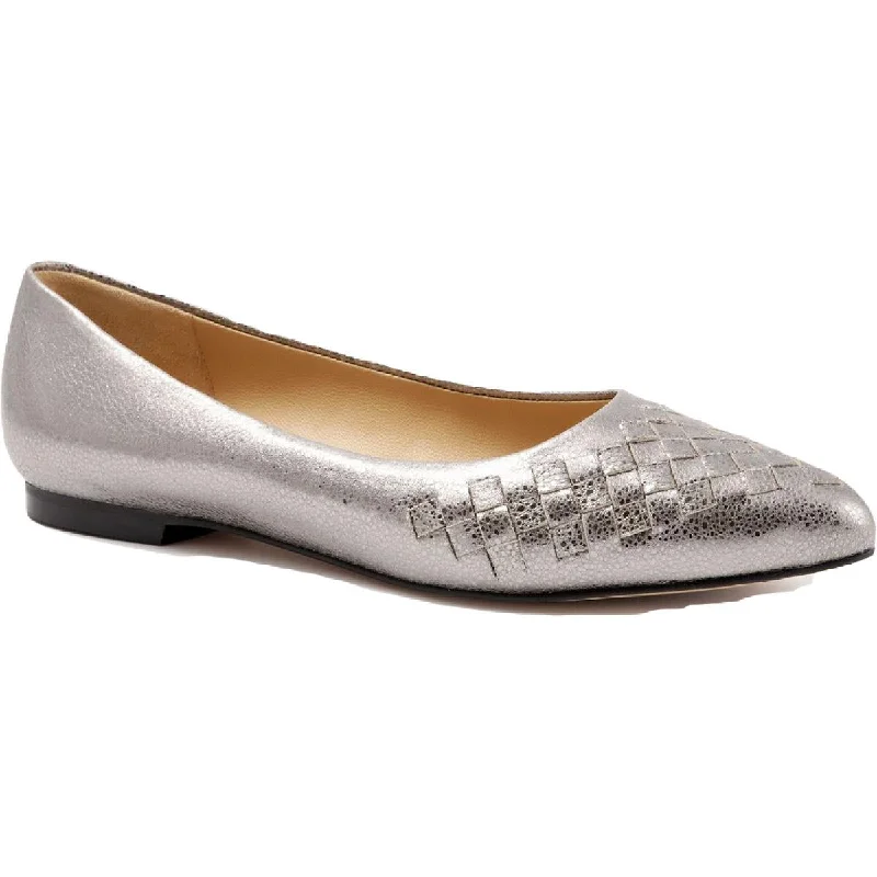 Flats with modern style-Trotters Womens Estee Woven Casual Ballet Flats