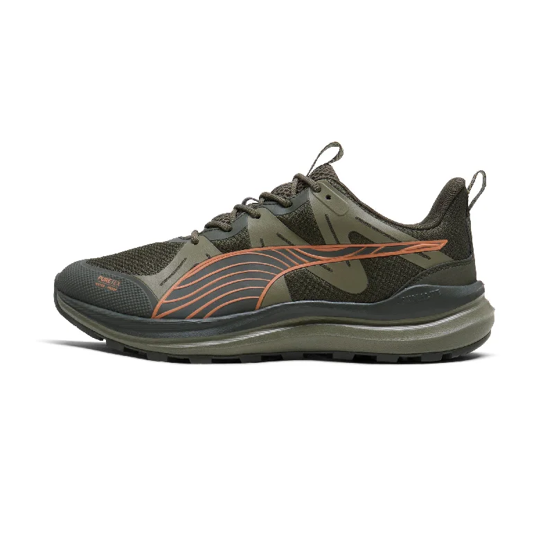 running shoes with solid tones-PUMA Men's Reflect Lite Trail PTX Running Shoes Unisex