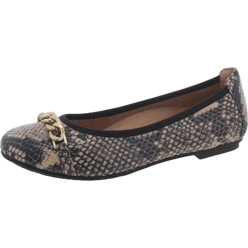 Flats with view-Vionic Womens Pera Leather Ballet Flats