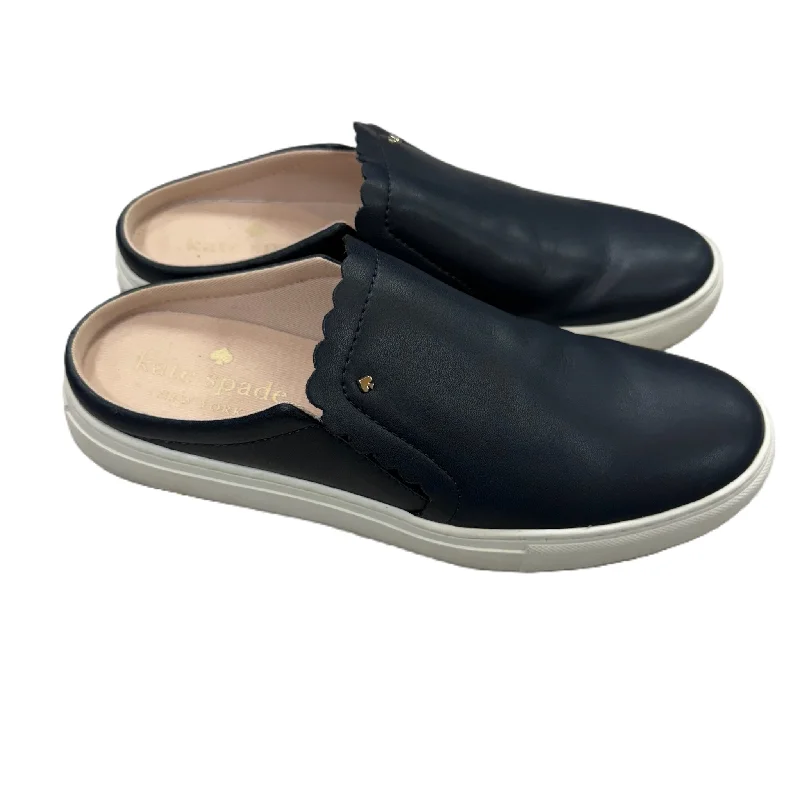 Flats near art spaces-Shoes Flats By Cmc In Navy, Size: 7.5