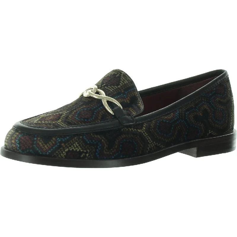 Loafers with sturdy strolls-Joie Womens Laila Velvet Dressy Loafers