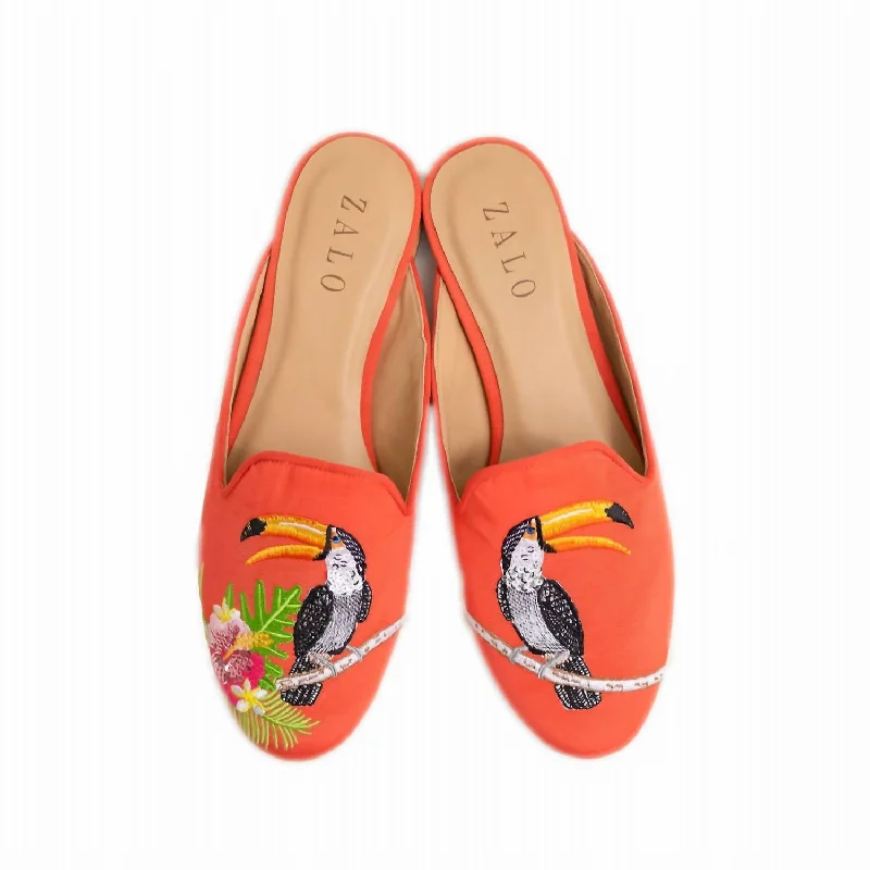 running shoes for plains running-Women's Toucan Mule In Coral