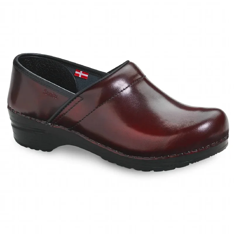 running shoes for lightweight support-Women's Original Professional Cabrio Clog In Bordeaux