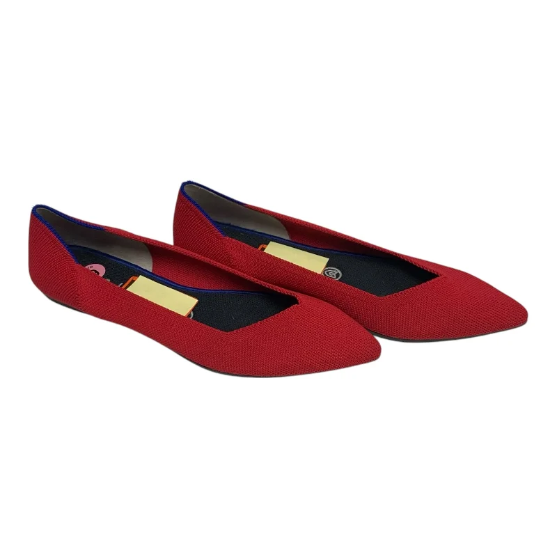 Flats near shopping areas-Shoes Flats By Rothys In Red, Size: 9