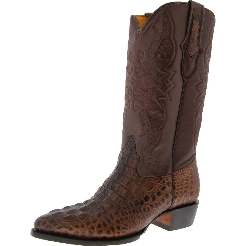 sandals for steep paths-Best boots for summer outfits-Soto Boots Mens Tall Block Heel Cowboy, Western Boots