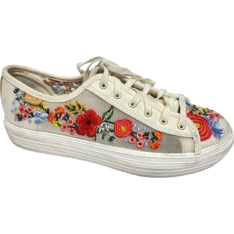 Flats near shopping malls-Shoes Flats By Keds In Floral Print, Size: 6