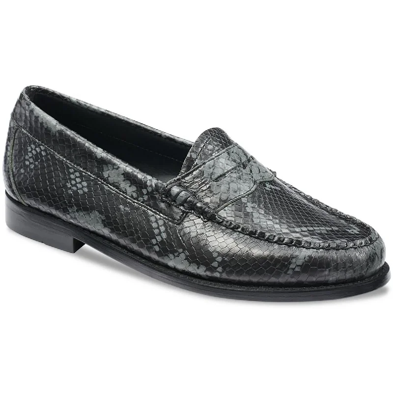 Loafers for relaxed vibes-G.H. Bass & Co. Womens Leather Slip-On Loafers