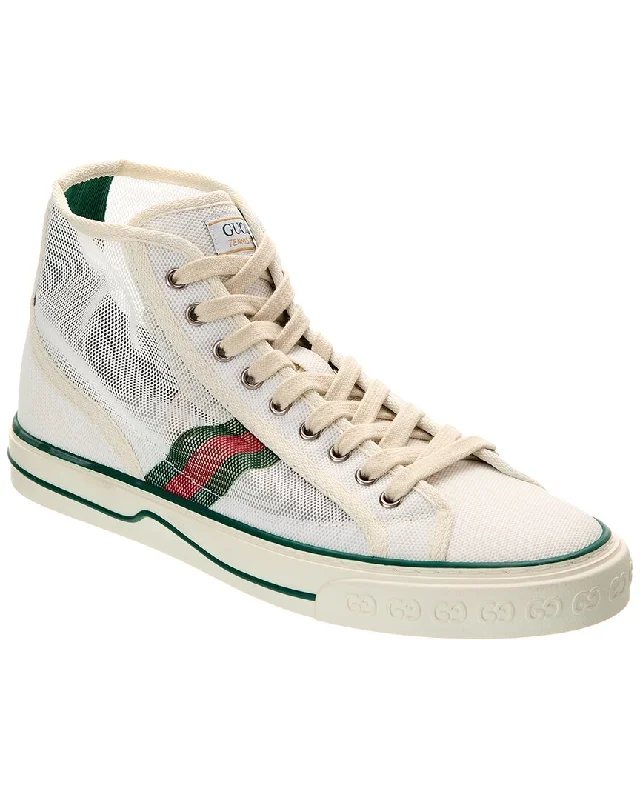 Gucci Tennis 1977 Mesh High-Top Sneaker