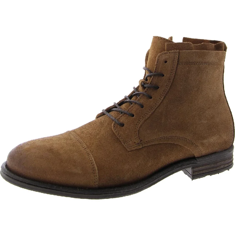 sandals with medium support-Can boots be worn with turtlenecks-Steve Madden Mens Wells Lace Up Zipper Chukka Boots