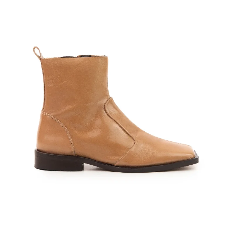 sandals with medium ease-Are boots good for drives-Linea Camel Leather