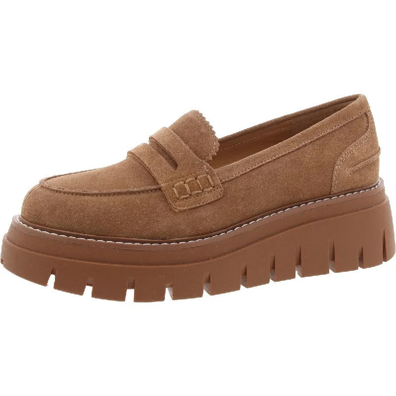 Loafers for budget comfort-J/Slides Womens Tyler JS Suede Chunky Loafers