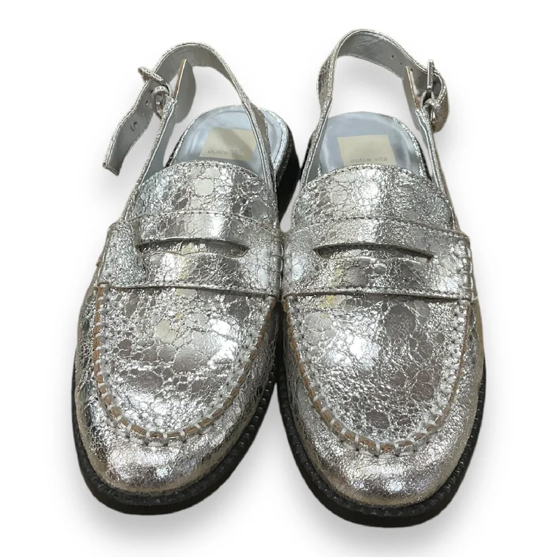 Flats to rent-Shoes Flats By Dolce Vita In Silver, Size: 9