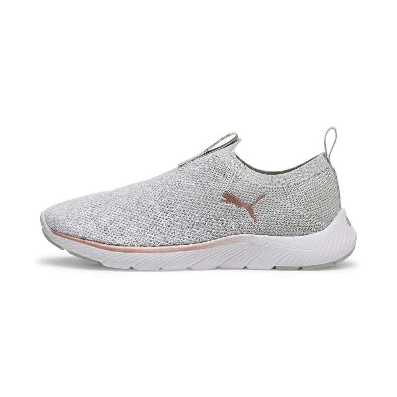 running shoes with patterned sole-PUMA Women's Softride Remi Slip-On Knit Running Shoe