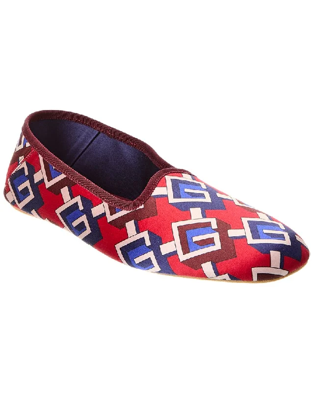 running shoes for mixed terrain-Gucci Satin Slipper