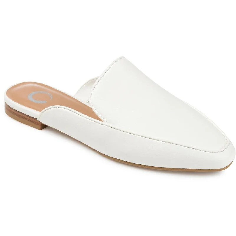 Loafers for mild getaways-Journee Collection Womens Akza Solid Loafer Mule