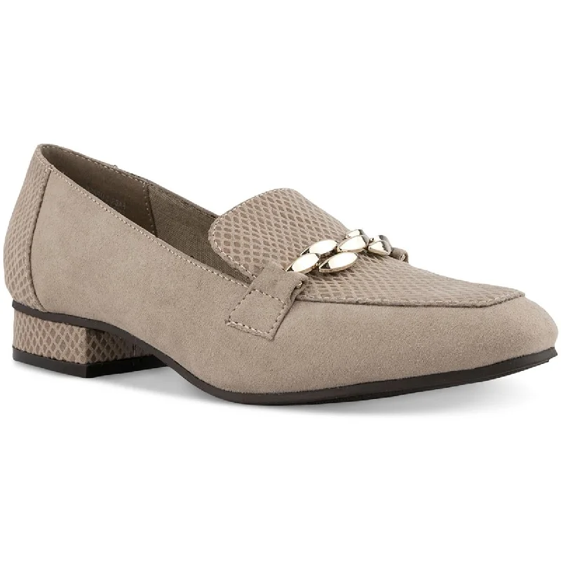 Loafers for airport style-Karen Scott Womens Rahela Faux Suede Loafers