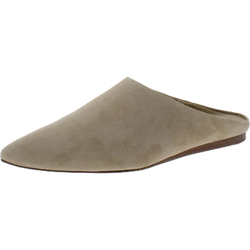 Flats in central spaces-Vince Womens Cay Suede Pointed Toe Mules