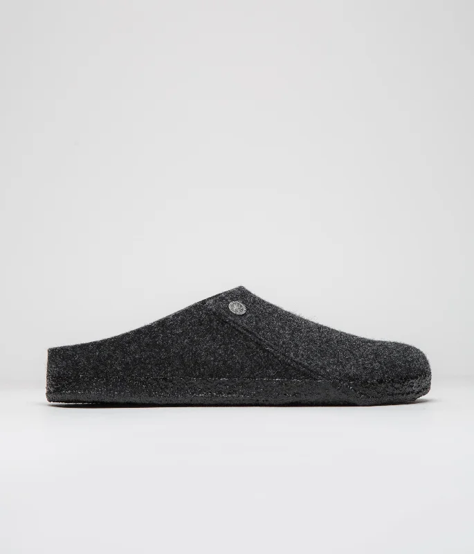 running shoes with sweat proof-Birkenstock Zermatt Felt Slippers - Anthracite