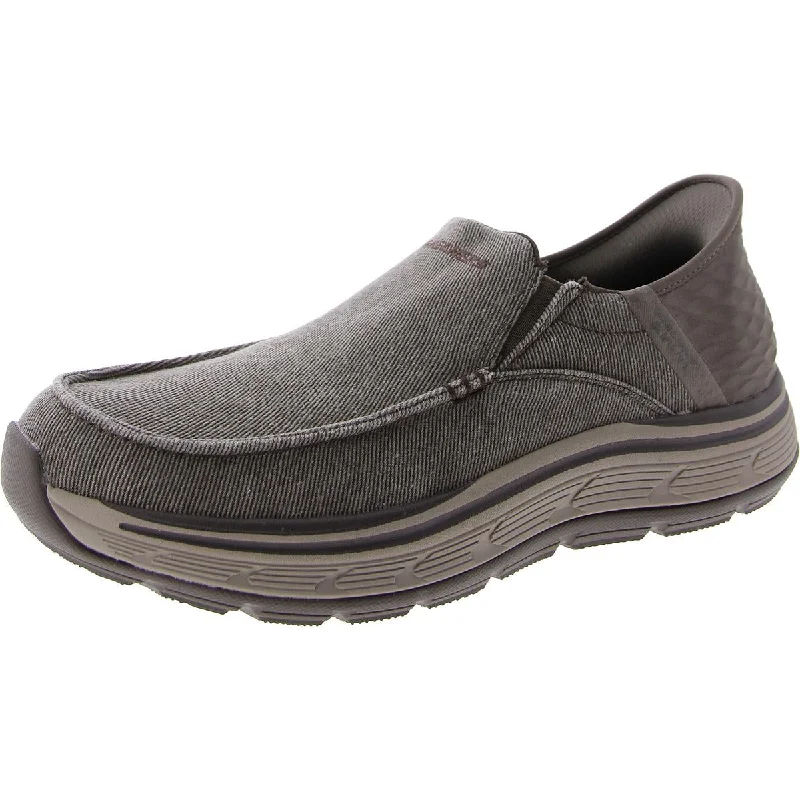 Loafers with cool adventures-Skechers Mens Round toe Casual Loafers