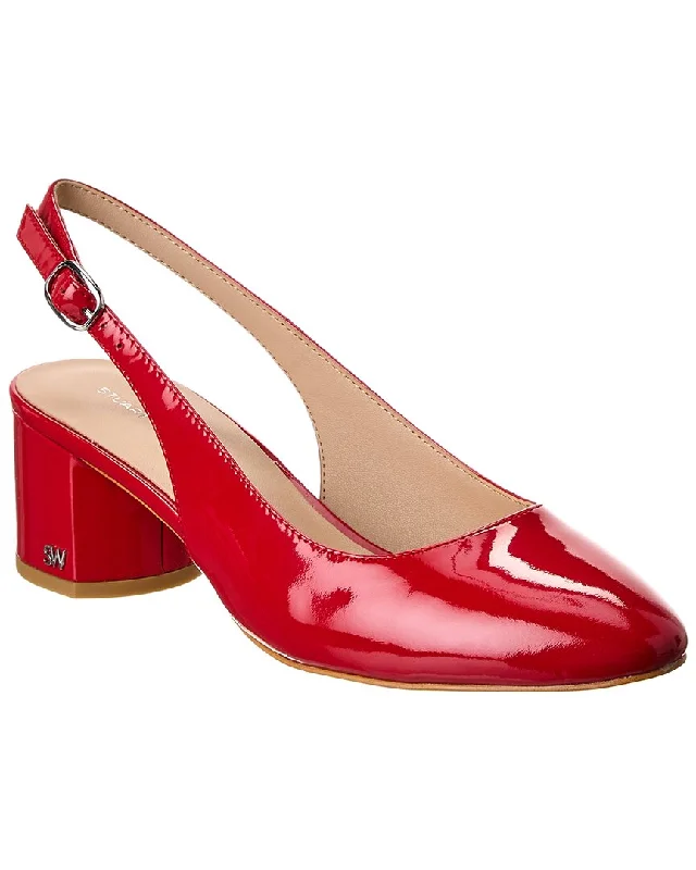 Stuart Weitzman Bridgt 50 Patent Slingback Pump