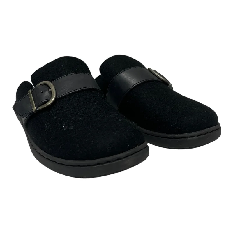 Flats near business areas-Shoes Flats By Born In Black, Size:8