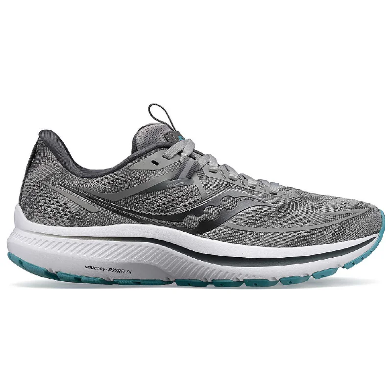 asics gel running shoes-Saucony Omni 21 Alloy/Rainfall Running Shoe (Women's)