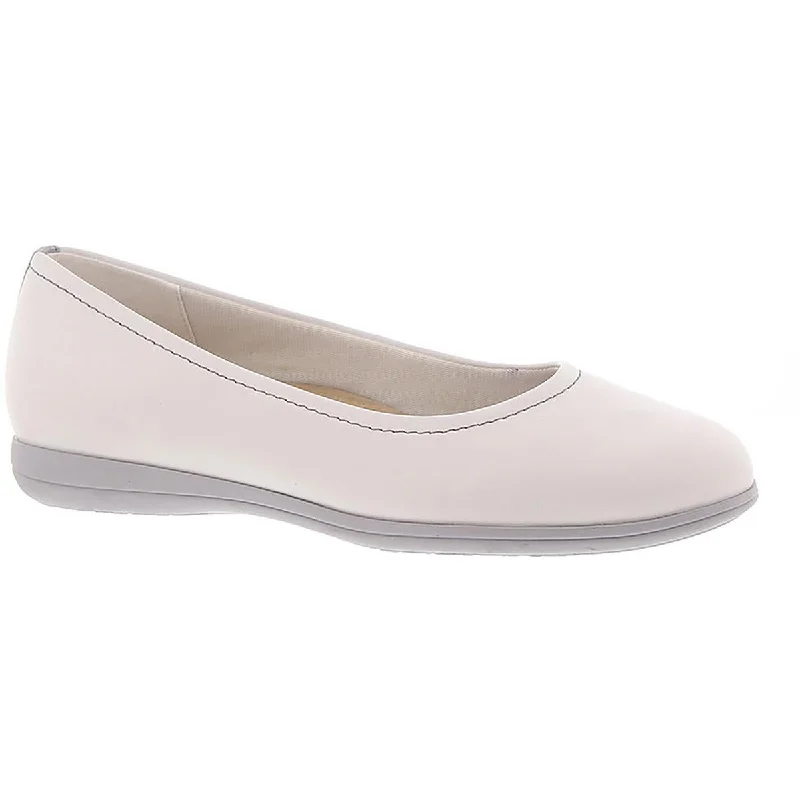 Flats with cozy design-Trotters Womens DARCY Leather Dressy Slip On Shoes