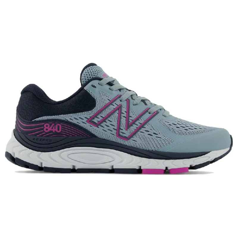 running shoes for humid runs-New Balance 840v5 Cyclone/Eclipse/Magenta Running Shoe (Women's)