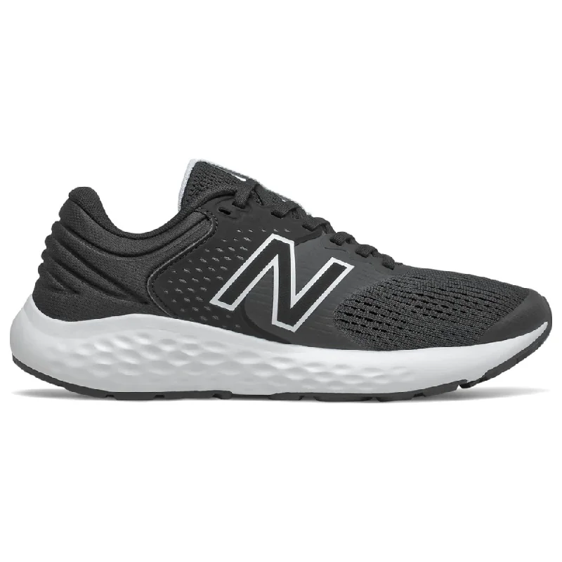 running shoes for weekend races-New Balance 520 V7 Black/White Running Shoe (Women's)