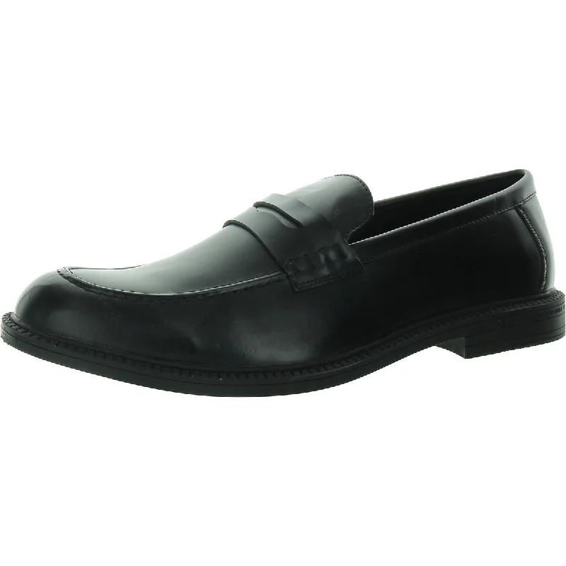 Loafers for city vacations-Primark Mens Faux Leather Slip On Loafers