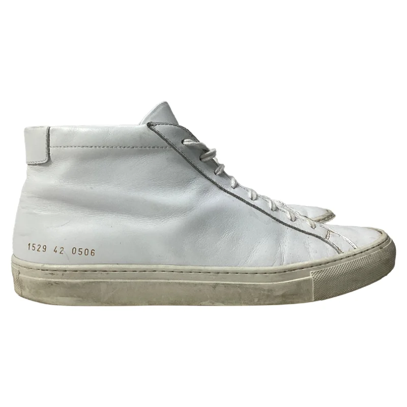 Common Projects Original Achilles Mid High-Top Sneakers in White Leather